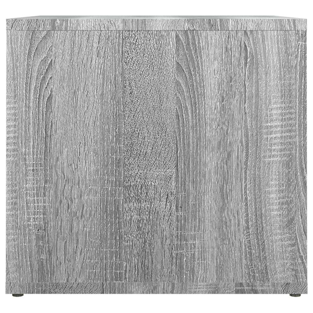 Comodino Grigio Sonoma 41x40x36 cm in Legno Multistrato - homemem39