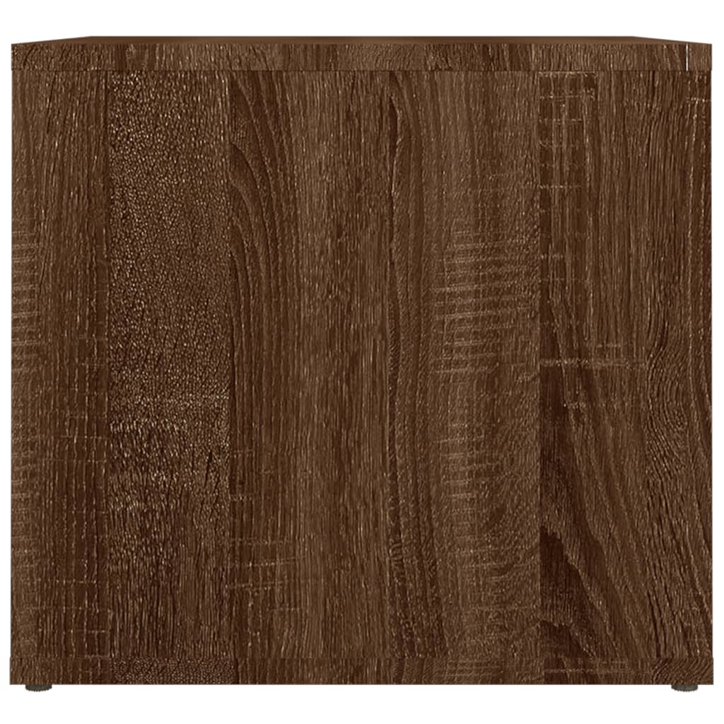Comodino Rovere Marrone 41x40x36 cm in Legno Multistrato - homemem39