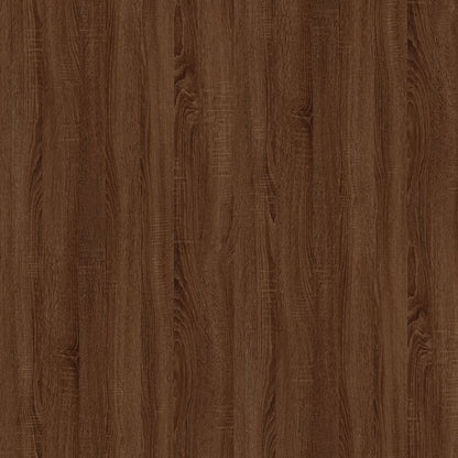 Comodino Rovere Marrone 41x40x36 cm in Legno Multistrato - homemem39