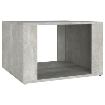 Comodino Grigio Cemento 57x55x36 cm in Legno Multistrato - homemem39