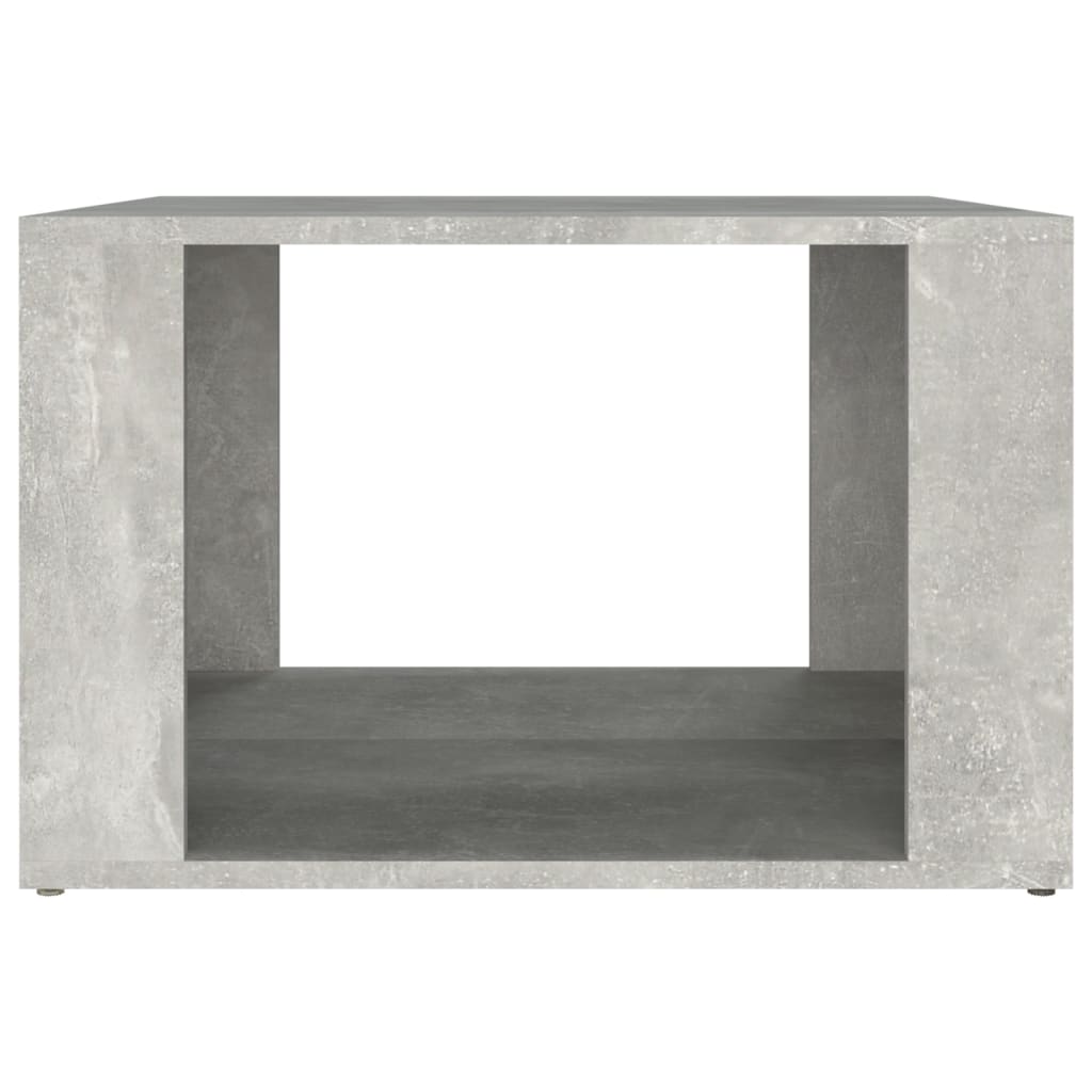 Comodino Grigio Cemento 57x55x36 cm in Legno Multistrato - homemem39