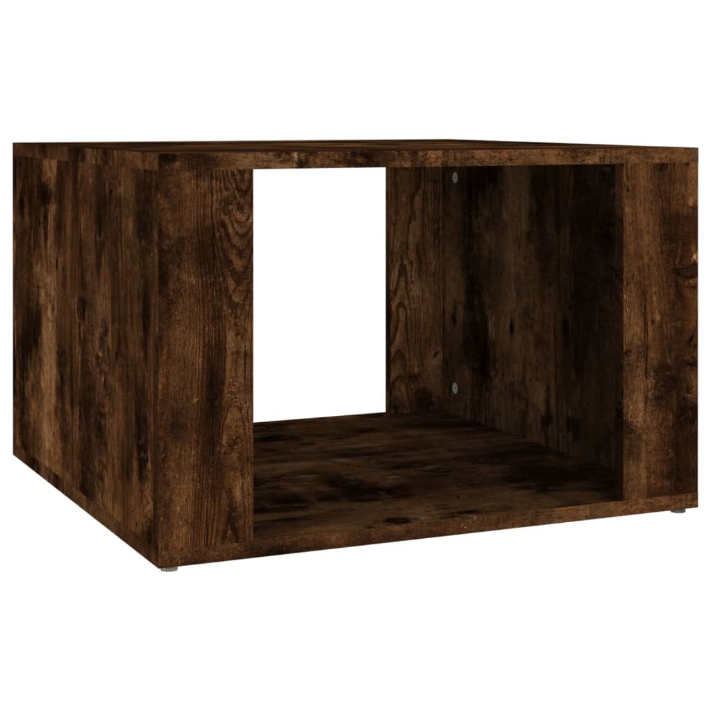 Comodino Rovere Fumo 57x55x36 cm in Legno Multistrato - homemem39