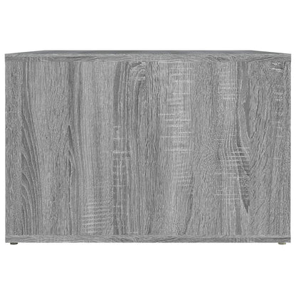 Comodino Grigio Sonoma 57x55x36 cm in Legno Multistrato
