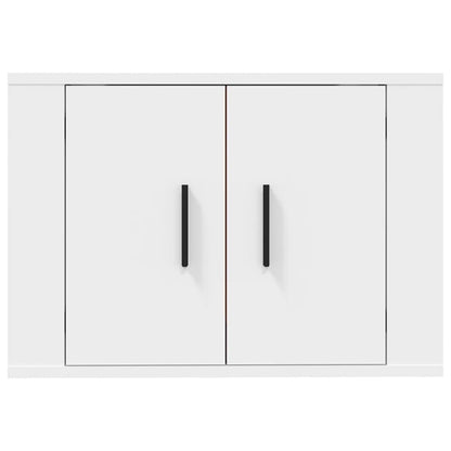 Mobile Porta TV a Parete Bianco 57x34,5x40 cm - homemem39