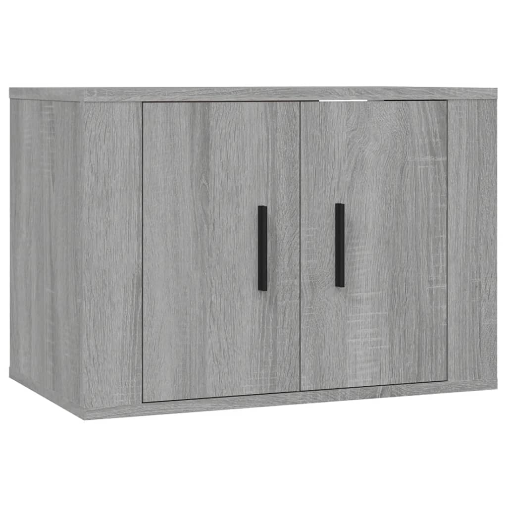 Mobile Porta TV a Parete Grigio Sonoma 57x34,5x40 cm - homemem39