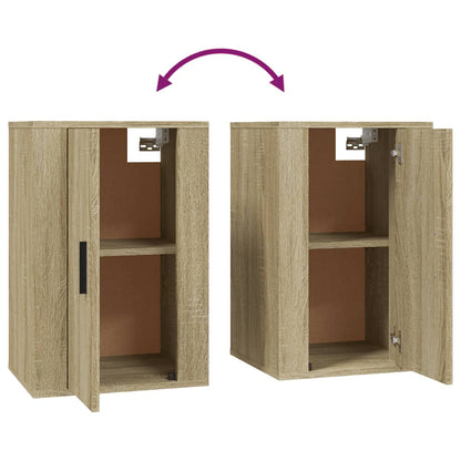 Mobile Porta TV a Parete Rovere Sonoma 40x34,5x60 cm - homemem39