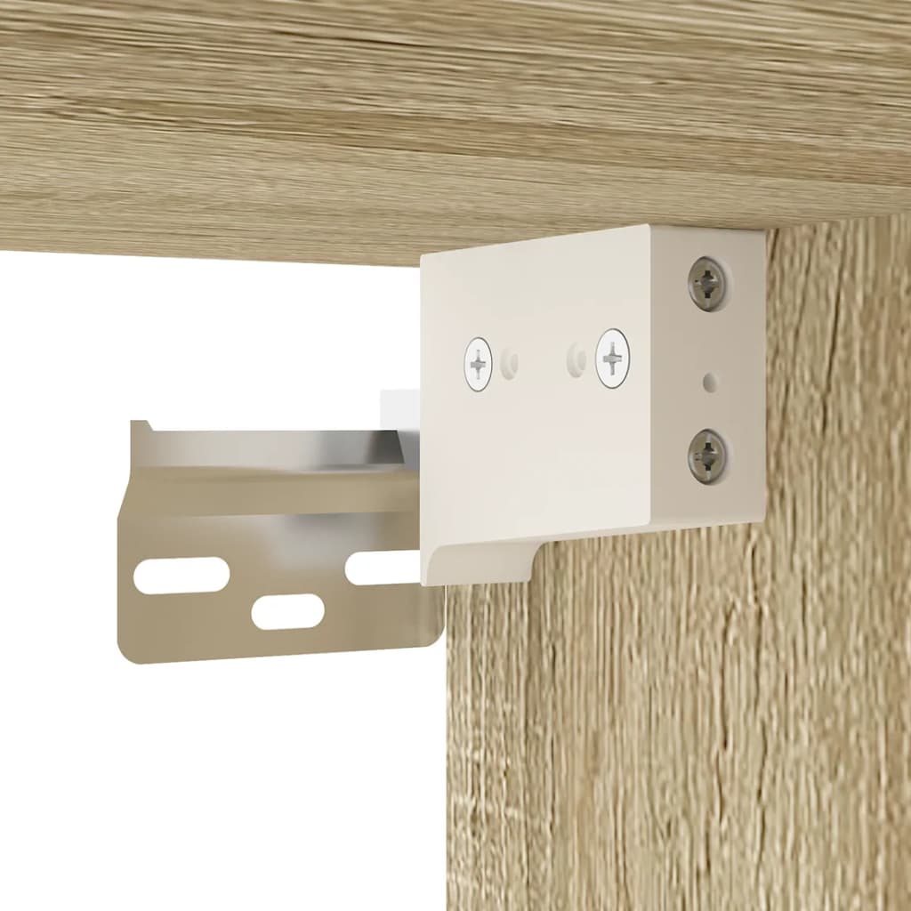 Mobile Porta TV a Parete Rovere Sonoma 40x34,5x60 cm - homemem39