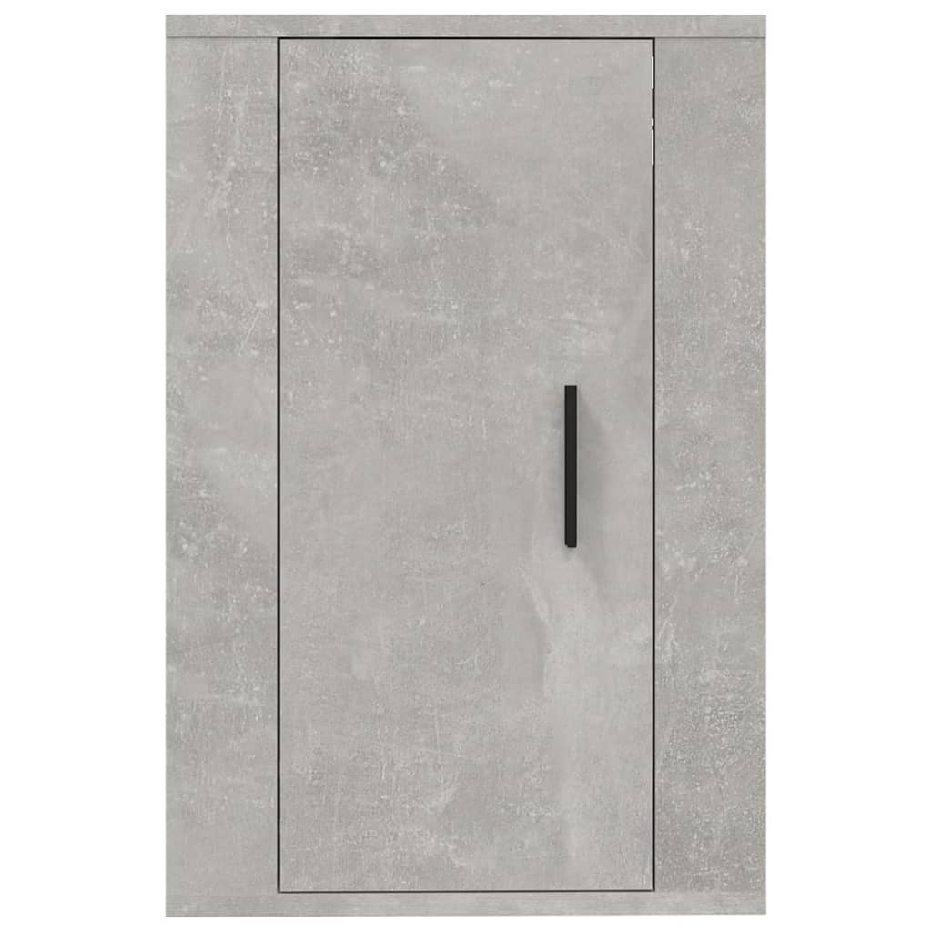 Mobile Porta TV a Parete Grigio Cemento 40x34,5x60 cm - homemem39