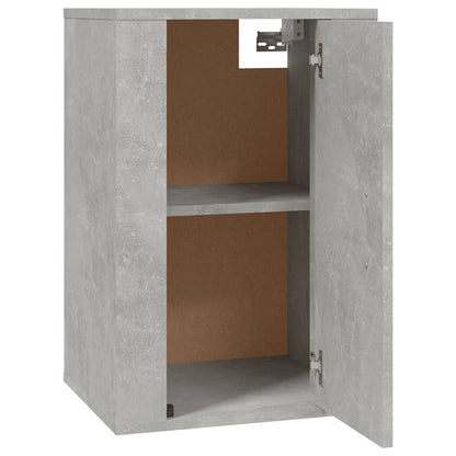 Mobili Porta TV a Parete 2 pz Grigio Cemento 40x34,5x60 cm - homemem39