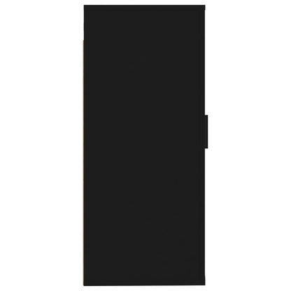 Mobile Porta TV a Parete Nero 40x34,5x80 cm - homemem39