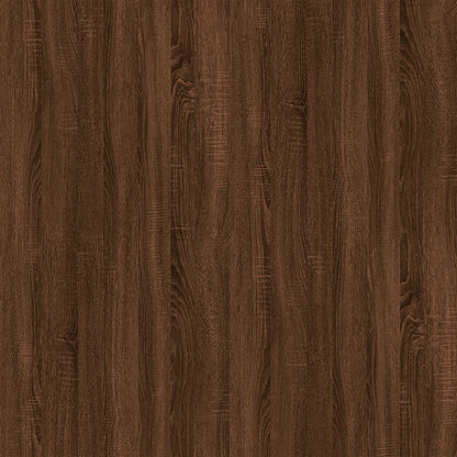 Mobile Porta TV a Parete Rovere Marrone 40x34,5x80 cm - homemem39