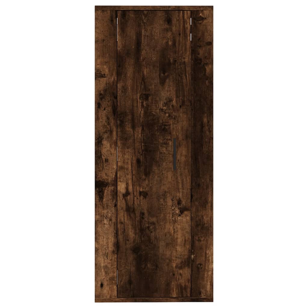 Mobile Porta TV a Parete Rovere Fumo 40x34,5x100 cm - homemem39