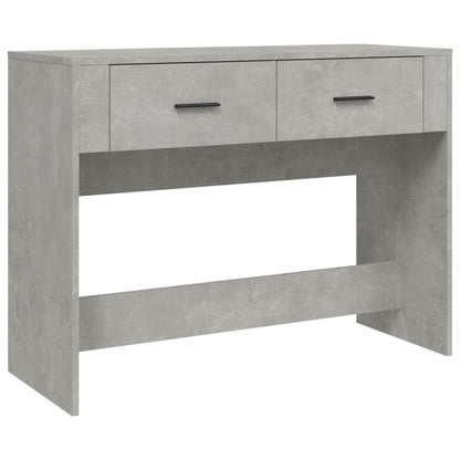 Tavolino Consolle Grigio Cemento 100x39x75 cm Legno Multistrato - homemem39