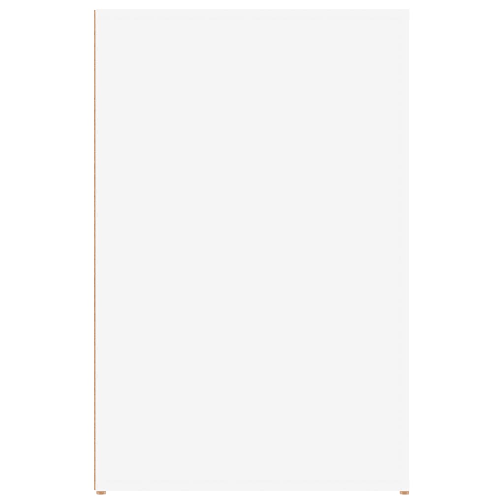 Scrivania Bianca 100x49x75 cm in Legno Multistrato - homemem39