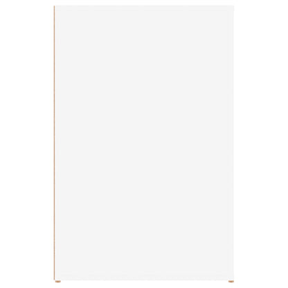 Scrivania Bianca 100x49x75 cm in Legno Multistrato - homemem39