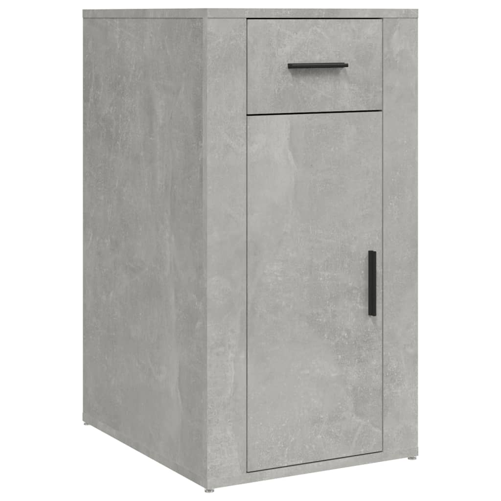Mobile Scrivania Grigio cemento 40x49x75 cm Legno Multistrato