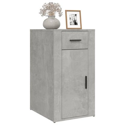Mobile Scrivania Grigio cemento 40x49x75 cm Legno Multistrato
