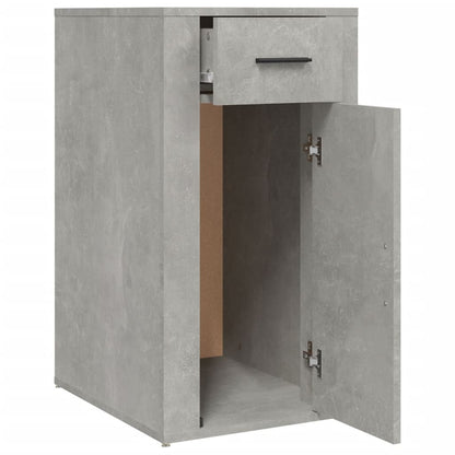 Mobile Scrivania Grigio cemento 40x49x75 cm Legno Multistrato