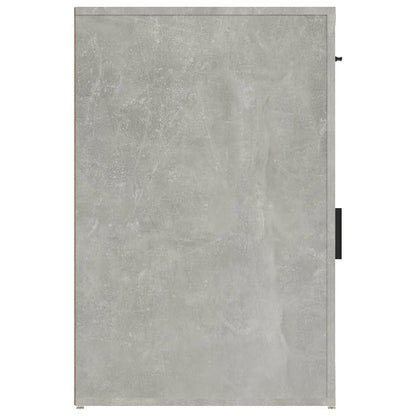 Mobile Scrivania Grigio cemento 40x49x75 cm Legno Multistrato