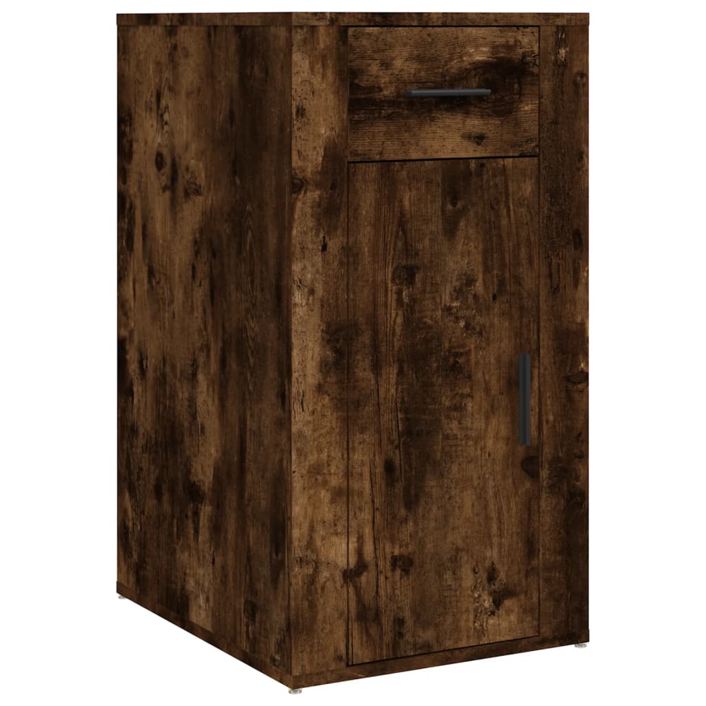 Mobile Scrivania rovere fumo 40x49x75 cm Legno Multistrato