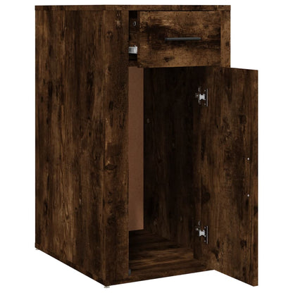Mobile Scrivania rovere fumo 40x49x75 cm Legno Multistrato