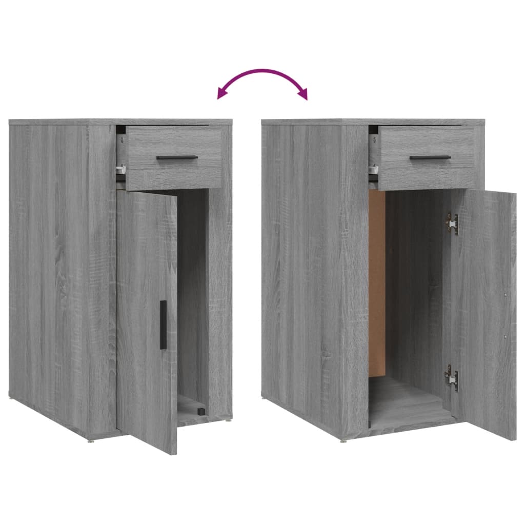 Mobile Scrivania grigio sonoma 40x49x75 cm Legno Multistrato