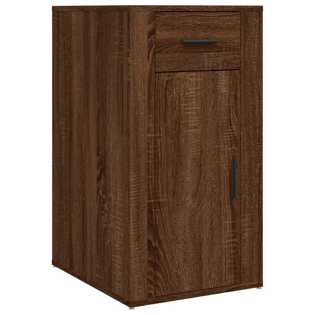 Mobile Scrivania rovere marrone 40x49x75 cm Legno Multistrato