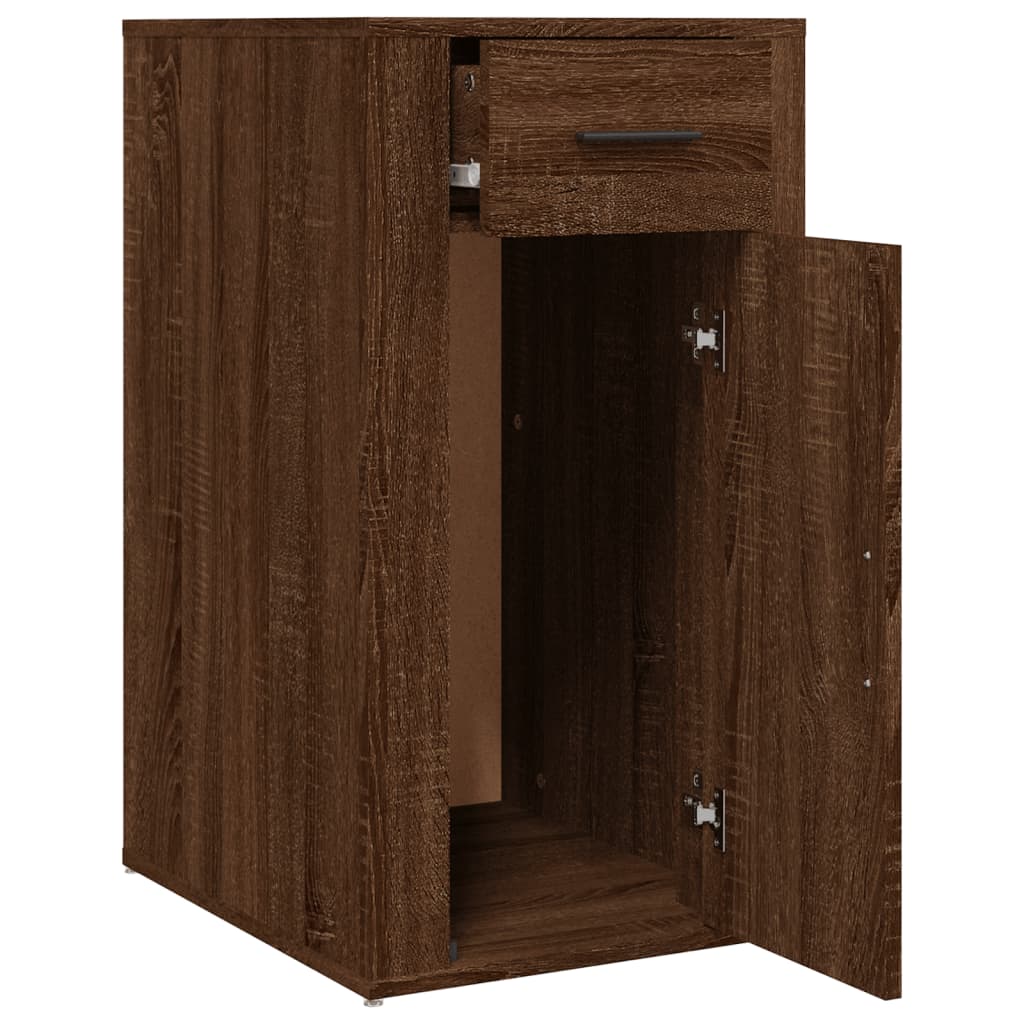 Mobile Scrivania rovere marrone 40x49x75 cm Legno Multistrato