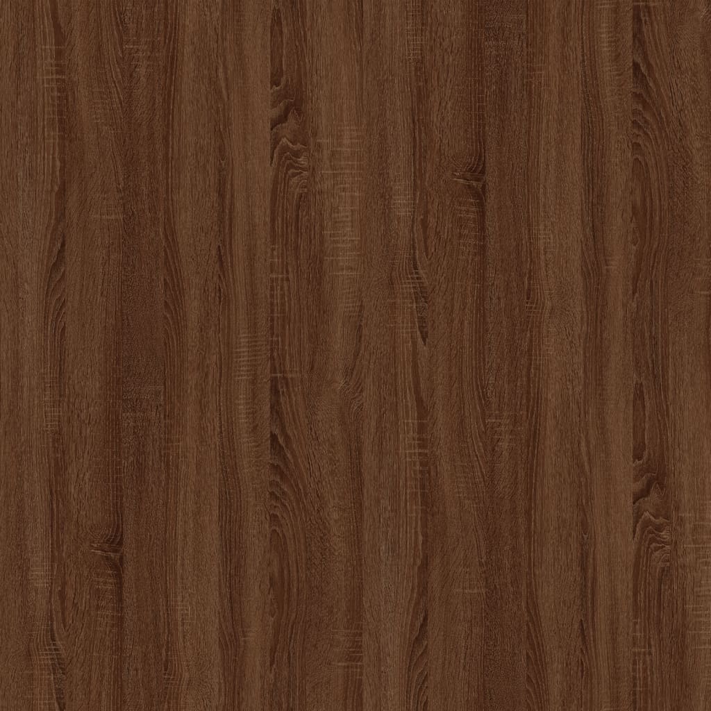 Mobile Scrivania rovere marrone 40x49x75 cm Legno Multistrato