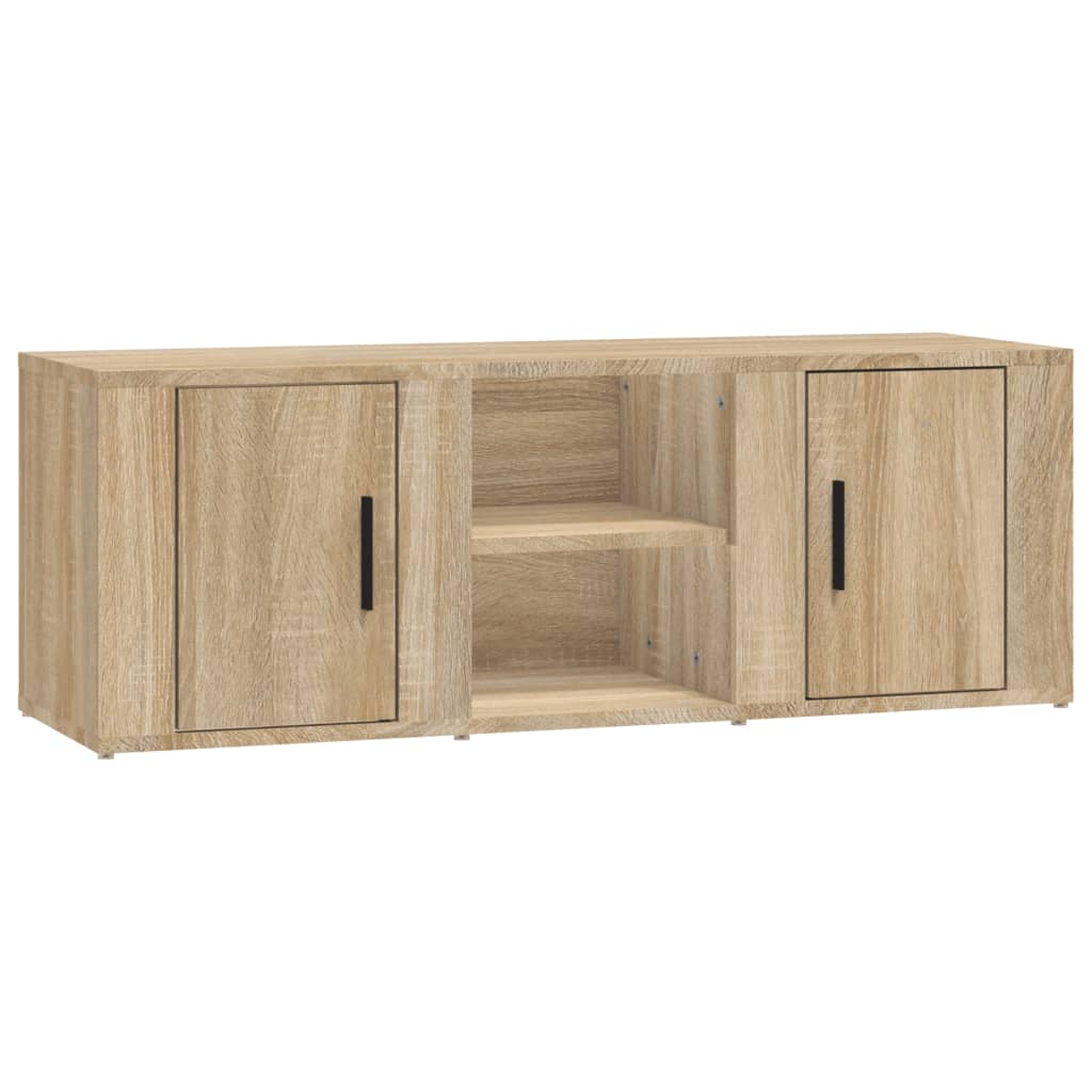 Mobile per TV Rovere Sonoma 100x31,5x35 cm Legno Multistrato