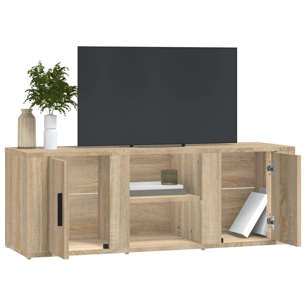 Mobile per TV Rovere Sonoma 100x31,5x35 cm Legno Multistrato