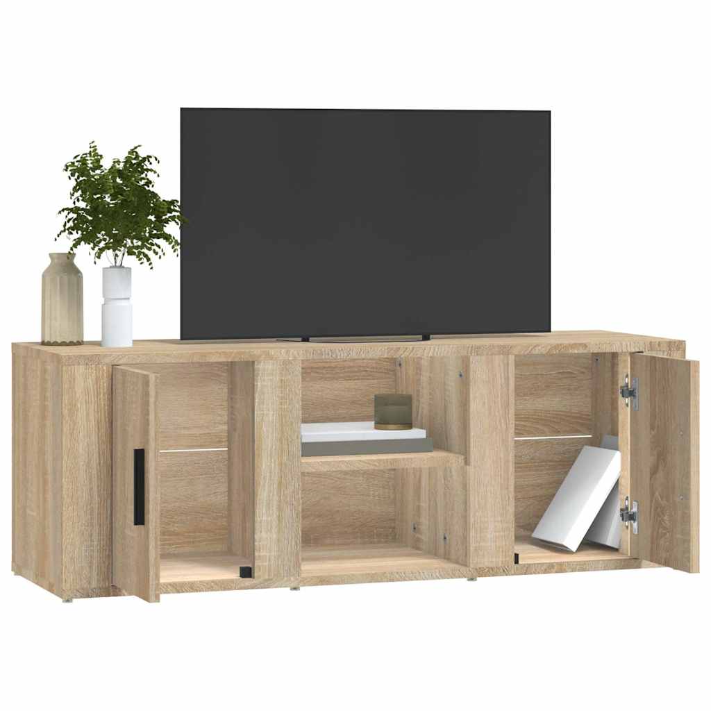 Mobile per TV Rovere Sonoma 100x31,5x35 cm Legno Multistrato