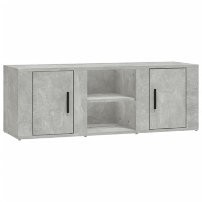 Mobile per TV Grigio Cemento 100x31,5x35 cm Legno Multistrato