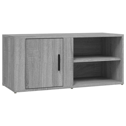 Mobile Porta TV Grigio Sonoma 80x31,5x36 cm Legno Multistrato - homemem39