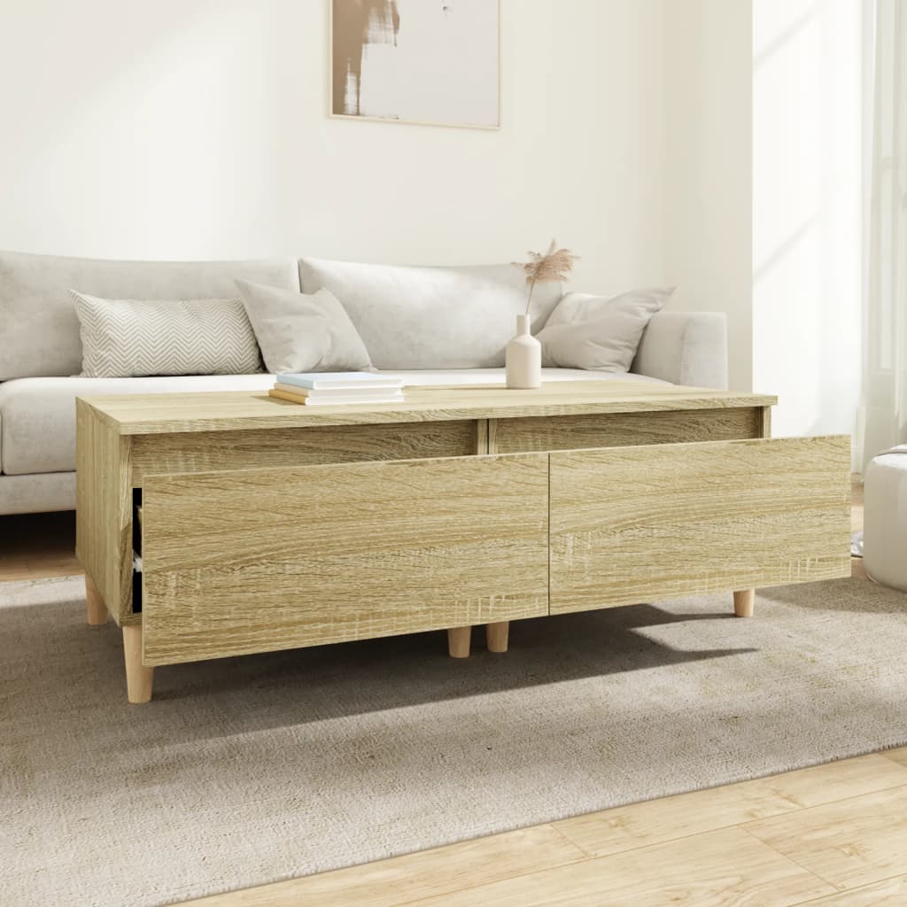 Tavolini 2pz Rovere Sonoma 50x46x35 cm in Legno Multistrato - homemem39