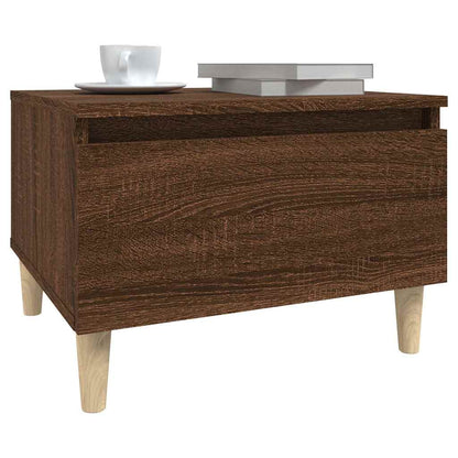 Tavolino da Salotto Rovere Marrone 50x46x35cm Legno Multistrato