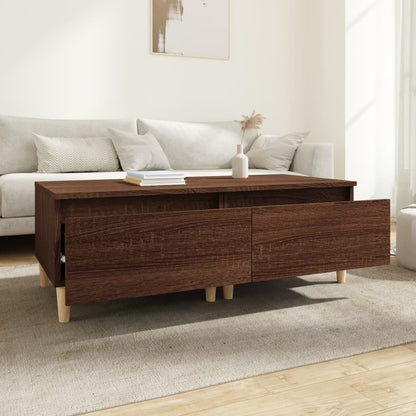 Tavolini 2pz Rovere Marrone 50x46x35cm in Legno Multistrato - homemem39