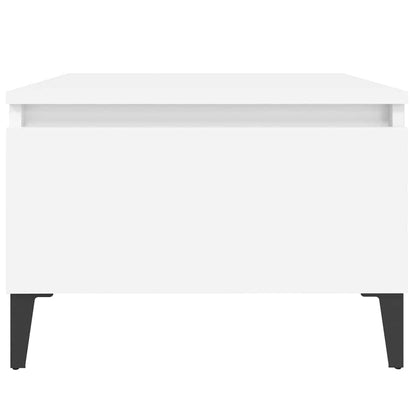 Tavolini Bianchi 2pz 50x46x35 cm in Legno Multistrato