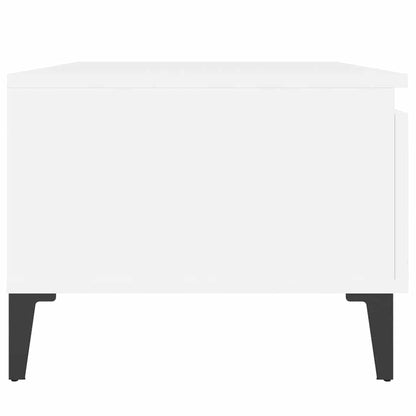 Tavolini Bianchi 2pz 50x46x35 cm in Legno Multistrato