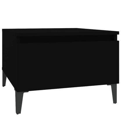 Tavolino Nero 50x46x35 cm in Legno Multistrato - homemem39