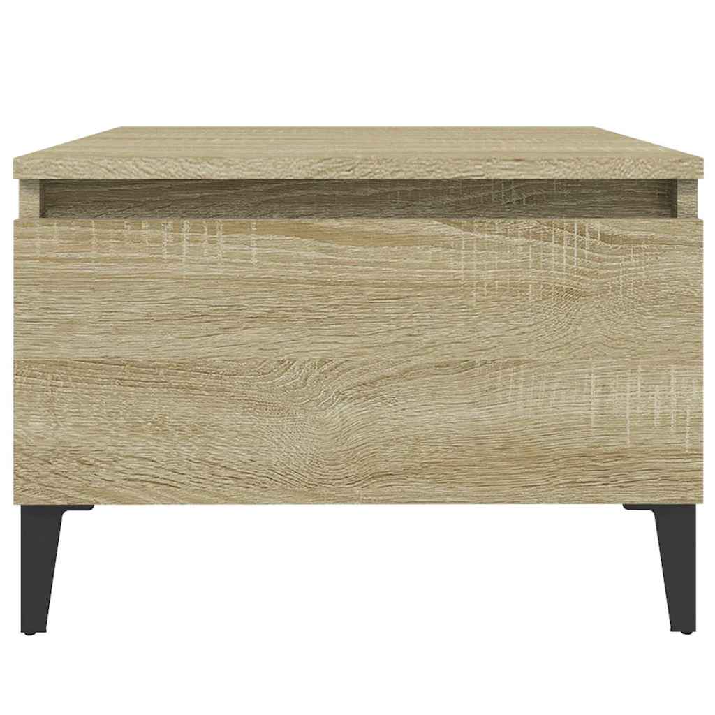 Tavolini 2pz Rovere Sonoma 50x46x35 cm in Legno Multistrato