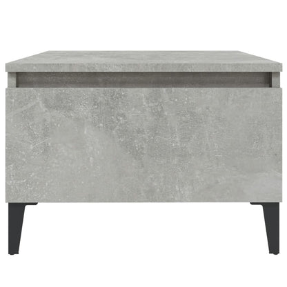 Tavolino Grigio Cemento 50x46x35 cm in Legno Multistrato - homemem39