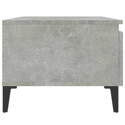 Tavolino Grigio Cemento 50x46x35 cm in Legno Multistrato - homemem39