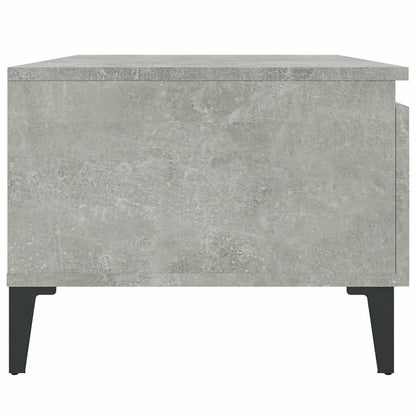 Tavolini 2pz Grigio Cemento 50x46x35 cm in Legno Multistrato