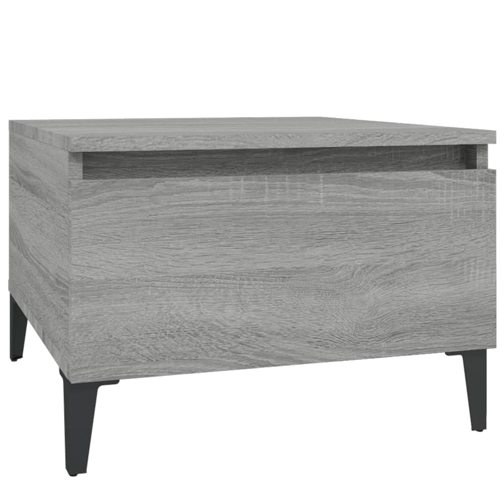 Tavolino Grigio Sonoma 50x46x35 cm in Legno Multistrato - homemem39