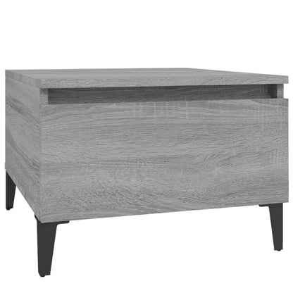 Tavolini 2pz Grigio Sonoma 50x46x35 cm in Legno Multistrato - homemem39