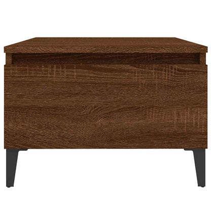 Tavolini 2pz Rovere Marrone 50x46x35cm in Legno Multistrato