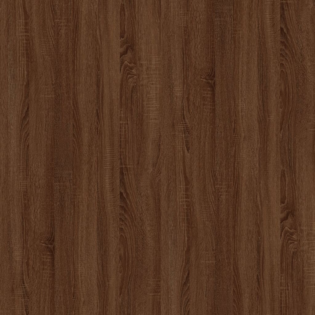 Tavolini 2pz Rovere Marrone 50x46x35cm in Legno Multistrato - homemem39