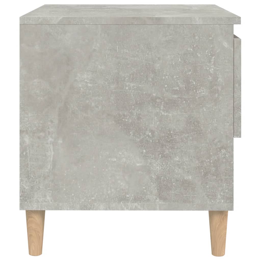 Comodino Grigio Cemento 50x46x50 cm in Legno Multistrato - homemem39