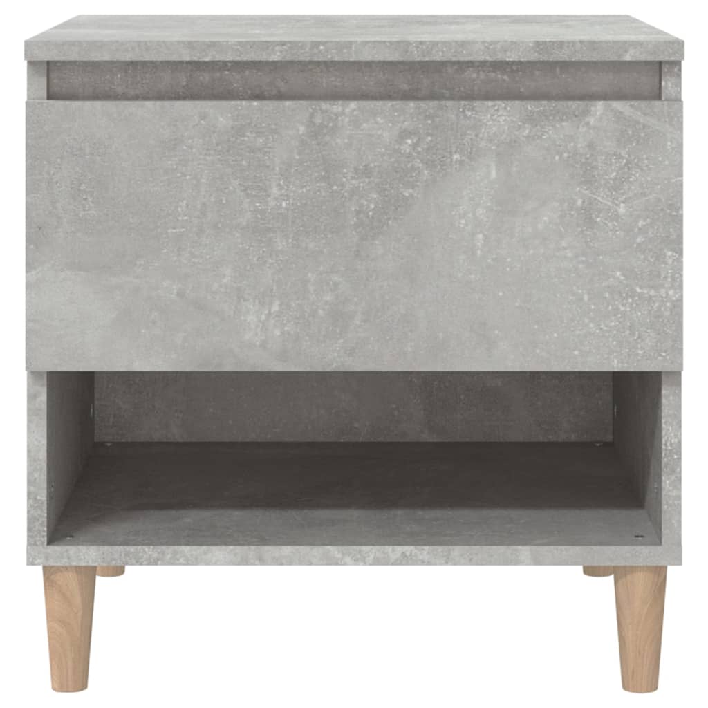 Comodini 2 pz Grigio Cemento 50x46x50 cm in Legno Multistrato - homemem39